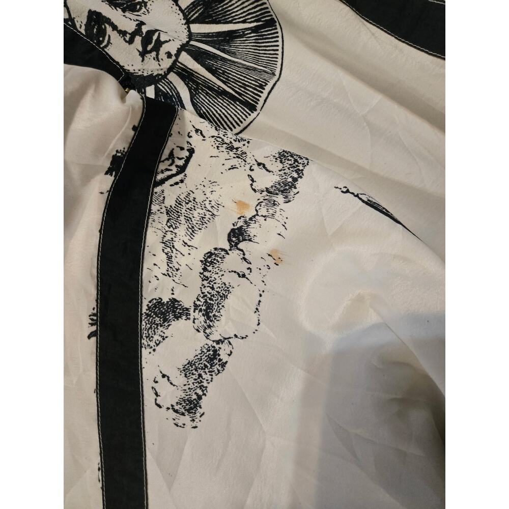 Vintage Rome Inspired Graphic Art Cityscape Windbreaker Jacket Size M - Picture 4 of 9